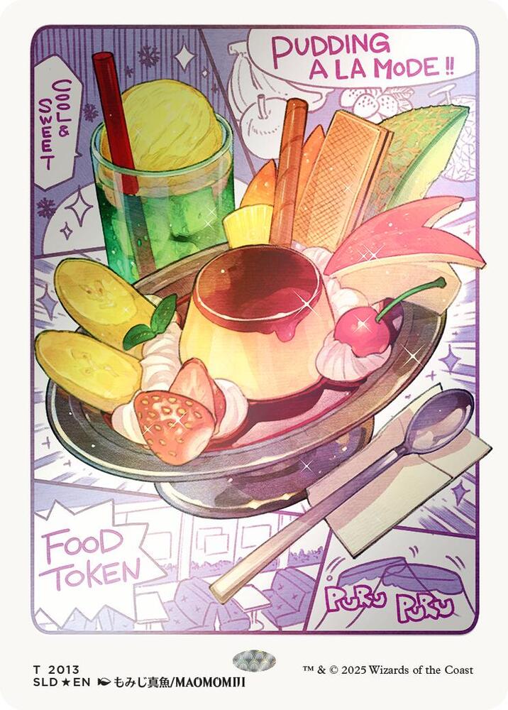 Food Token 2013 Rainbow Foil 2013 (Secret Lair Drop Series)  - Foil | Good Games Adelaide SA