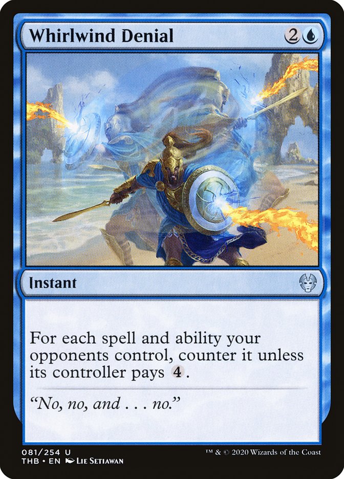 Whirlwind Denial 81 (Theros Beyond Death)  - Foil | Good Games Adelaide SA