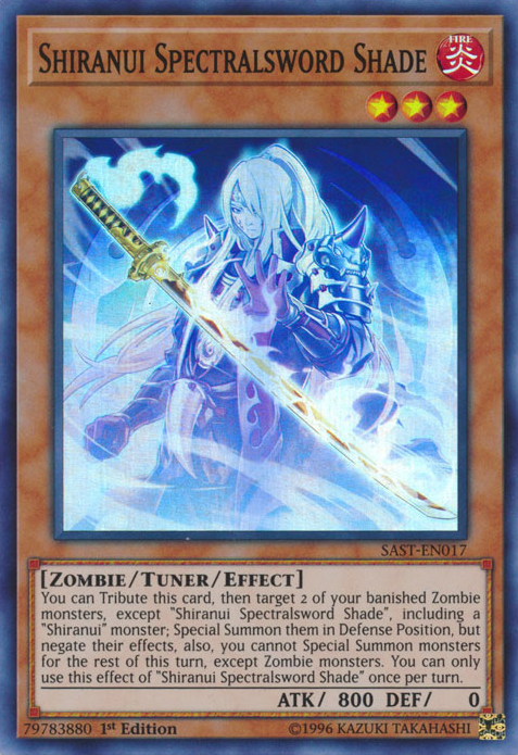 Shiranui Spectralsword Shade [SAST-EN017] Super Rare | Good Games Adelaide SA
