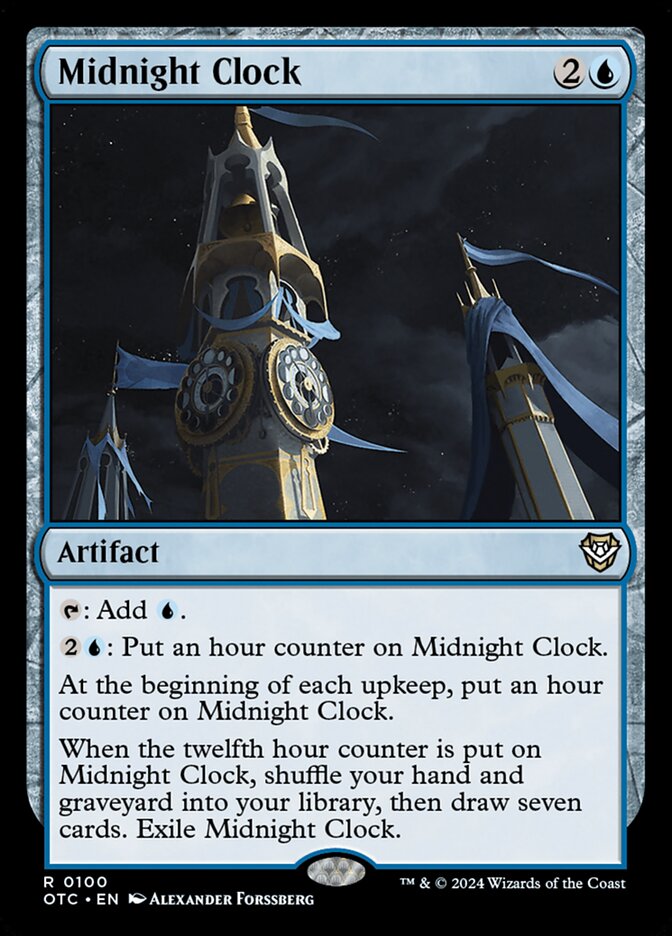Midnight Clock 100 (Commander: Outlaws of Thunder Junction)  | Good Games Adelaide SA