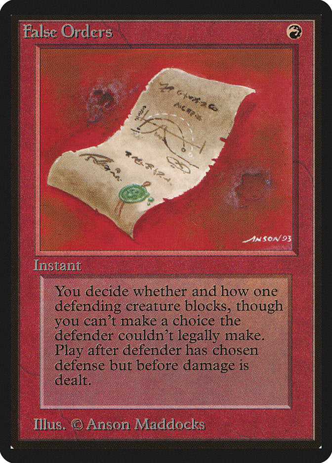 False Orders [Limited Edition Beta] | Good Games Adelaide SA