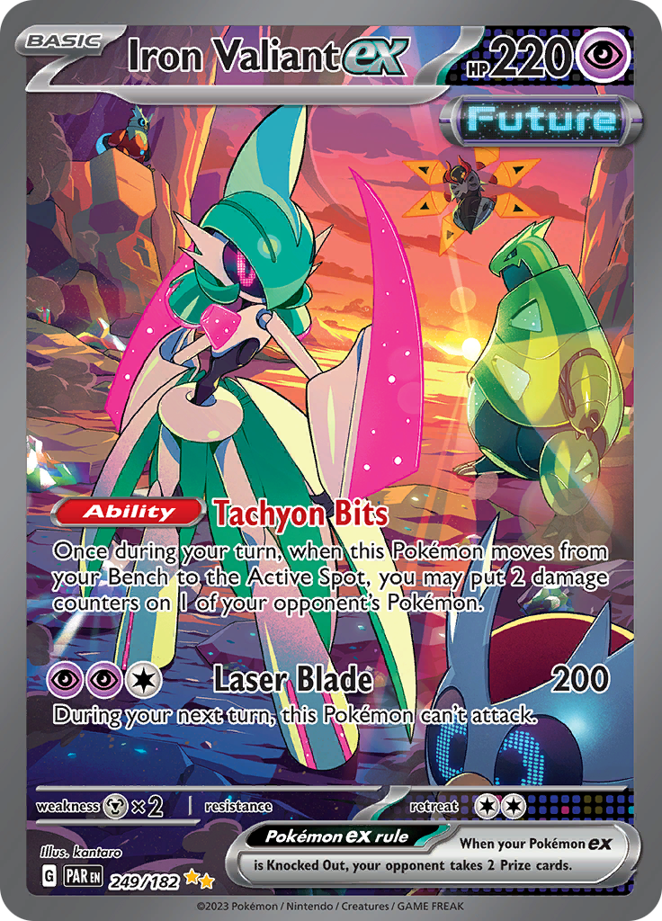 Iron Valiant ex (249/182) [Scarlet & Violet: Paradox Rift] | Good Games Adelaide SA