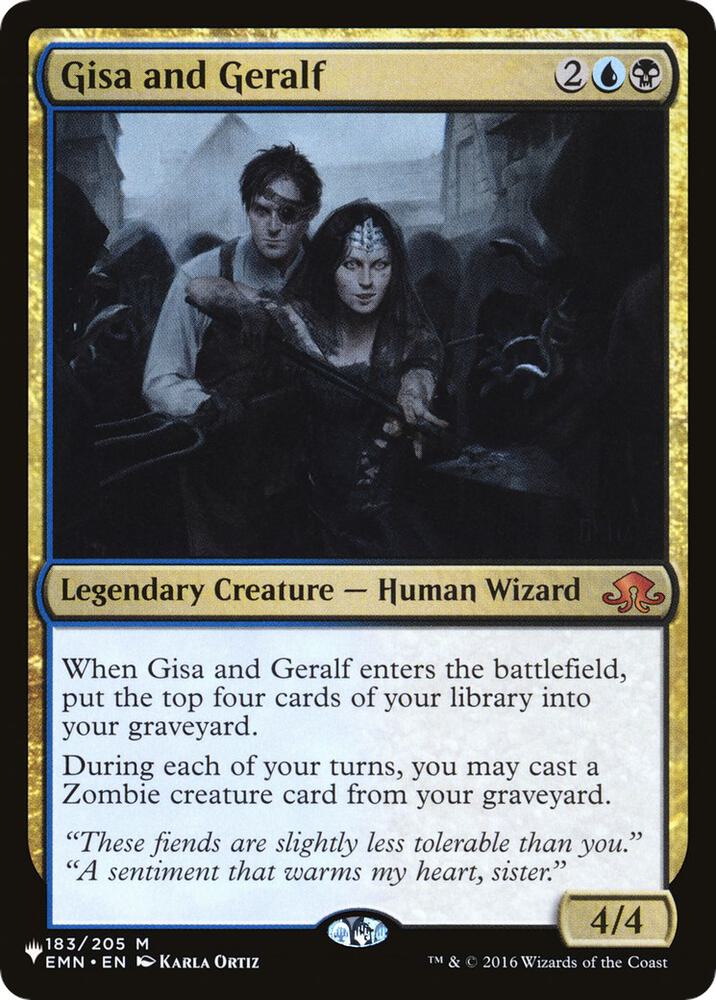 Gisa and Geralf 183/205 (The List Reprints)  | Good Games Adelaide SA