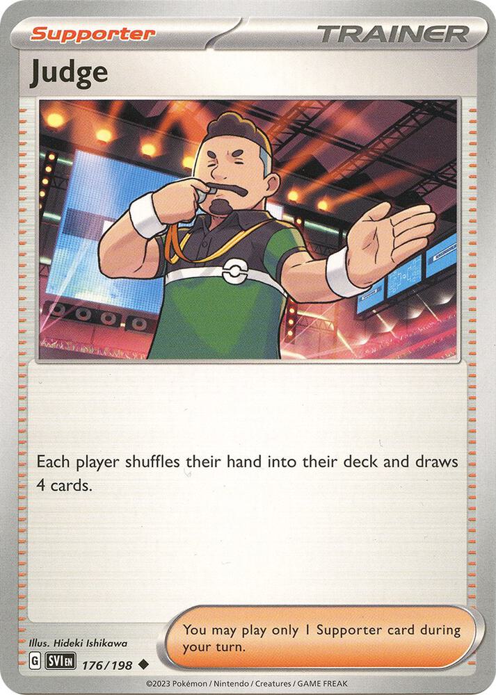 Judge 176/198 (SV01: Scarlet & Violet Base Set)  | Good Games Adelaide SA