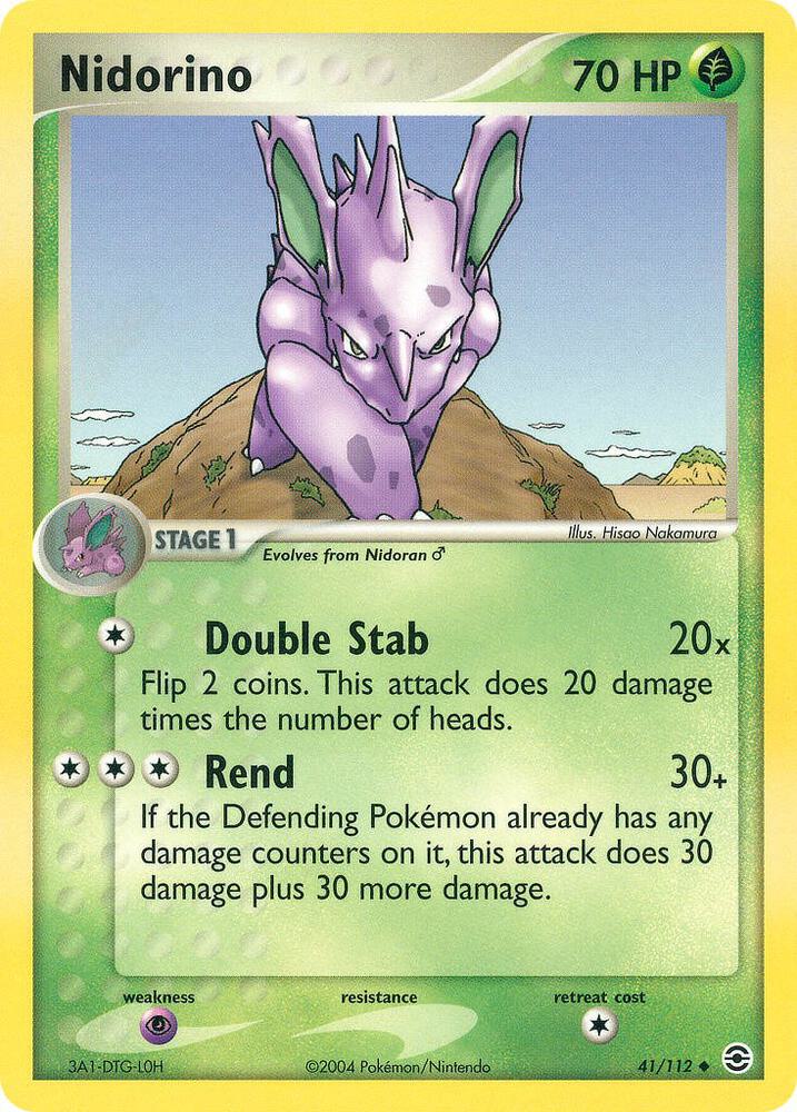 Nidorino 41/112 (FireRed & LeafGreen)  - Reverse Holofoil | Good Games Adelaide SA