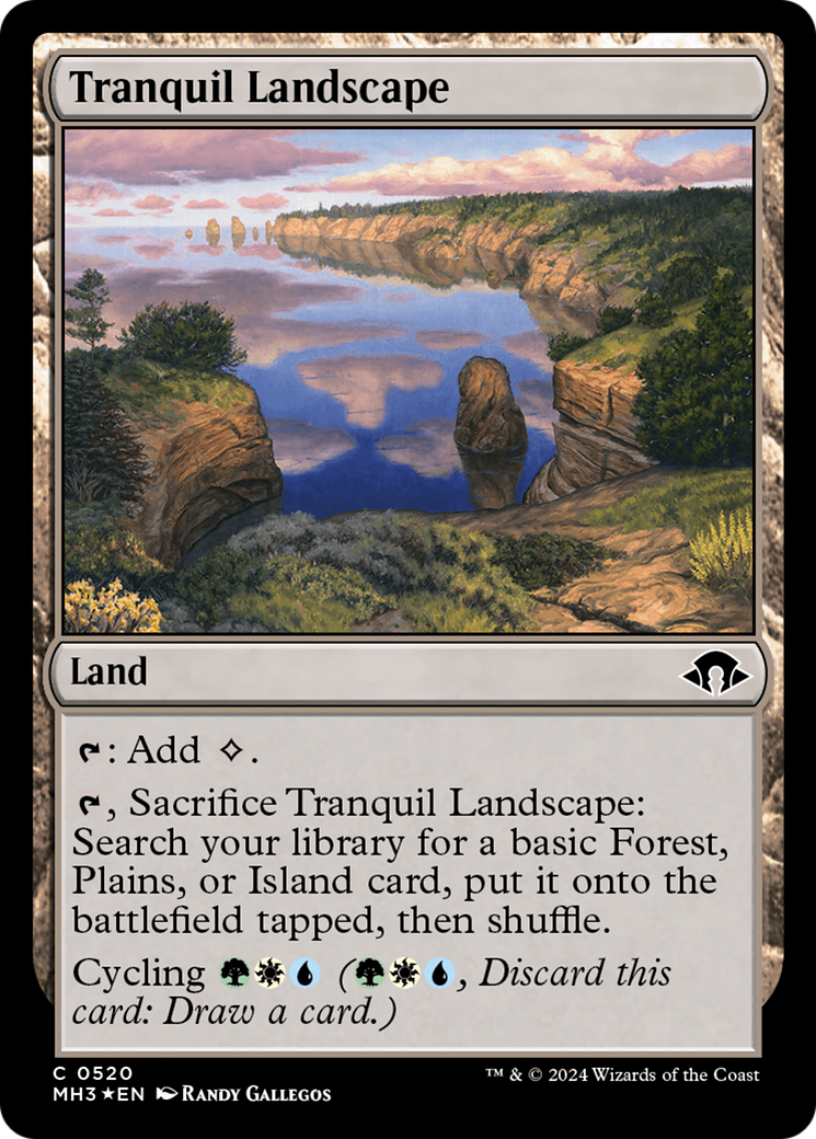 Tranquil Landscape (Ripple Foil) [Modern Horizons 3] | Good Games Adelaide SA