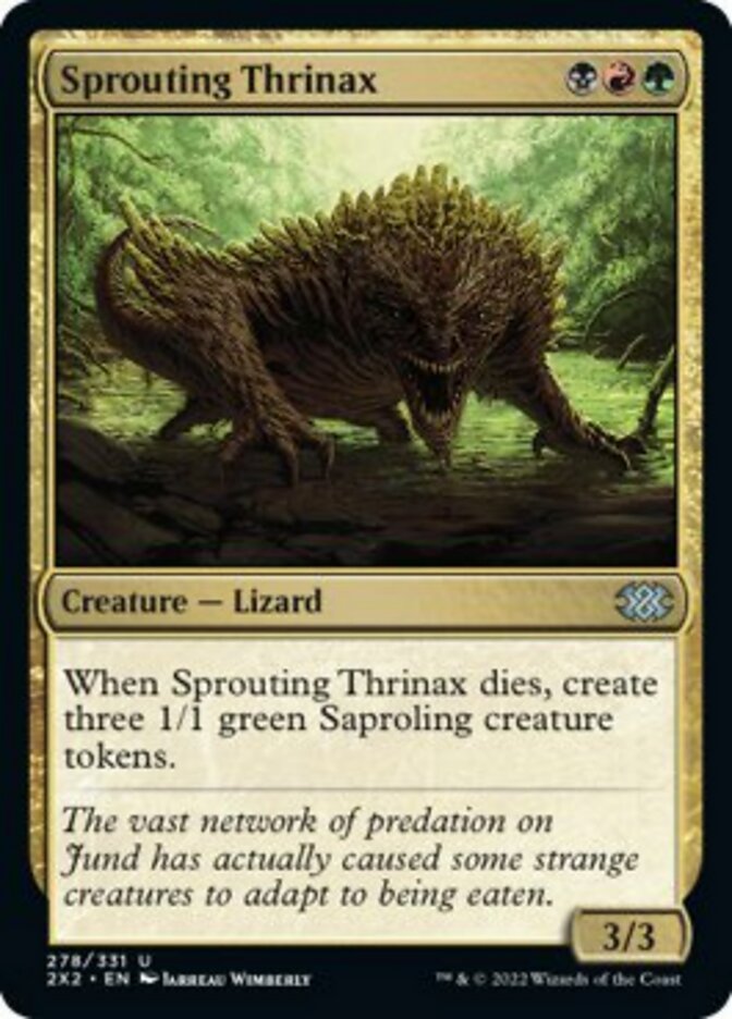 Sprouting Thrinax [Double Masters 2022] | Good Games Adelaide SA