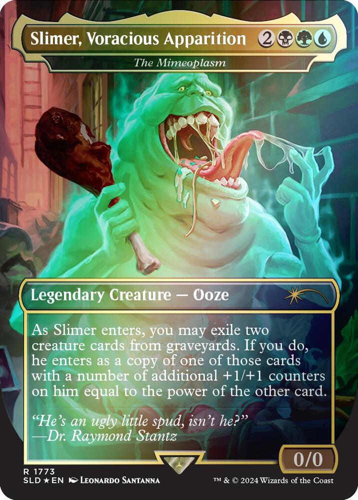 Slimer Voracious Apparition The Mimeoplasm Rainbow Foil 1773 (Secret Lair Drop Series)  - Foil | Good Games Adelaide SA