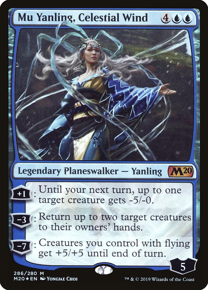 Mu Yanling Celestial Wind 286 (Core Set 2020)  - Foil | Good Games Adelaide SA