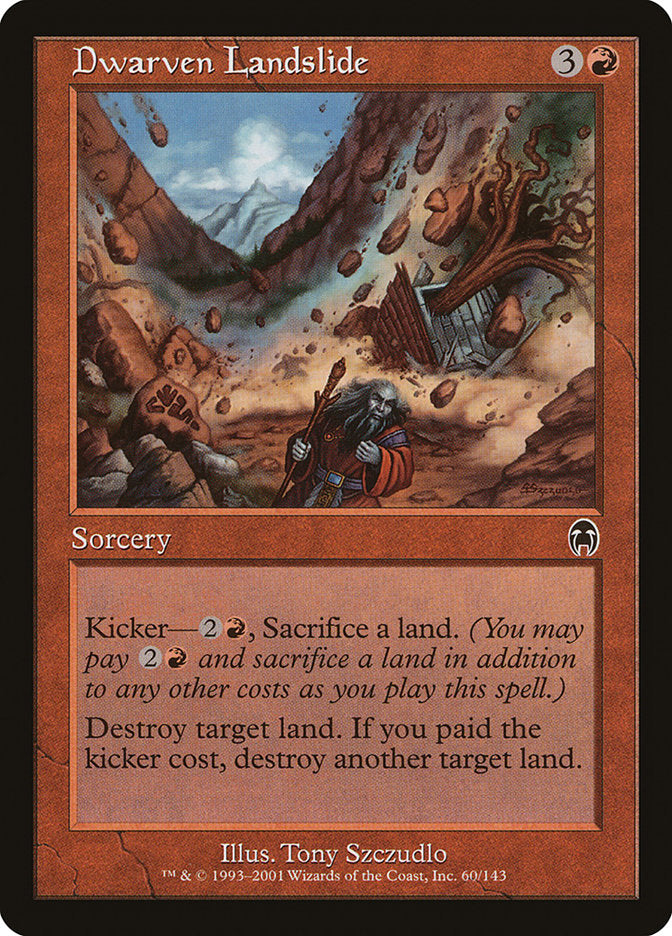 Dwarven Landslide 60 (Apocalypse)  - Foil | Good Games Adelaide SA