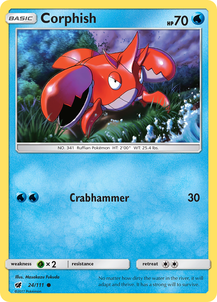 Corphish (24/111) [Sun & Moon: Crimson Invasion] | Good Games Adelaide SA