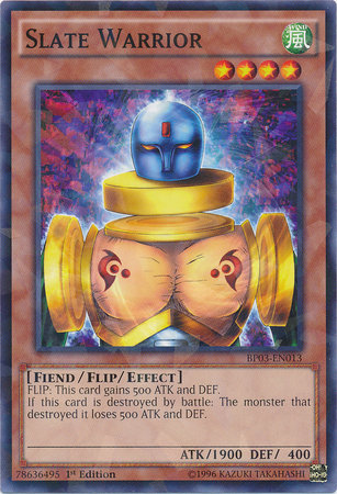 Slate Warrior [BP03-EN013] Shatterfoil Rare | Good Games Adelaide SA