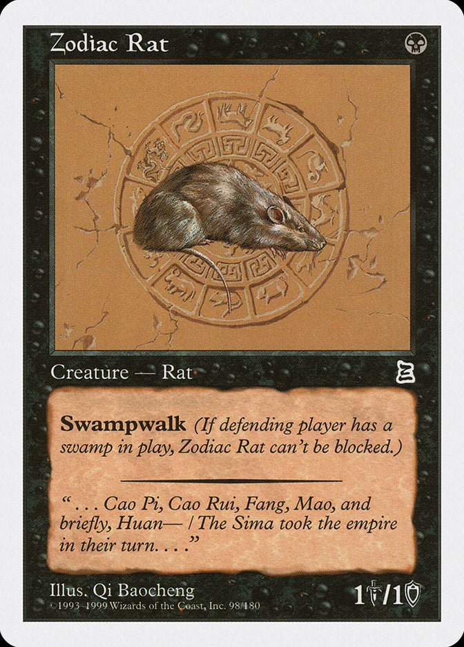 Zodiac Rat 98 (Portal Three Kingdoms)  | Good Games Adelaide SA