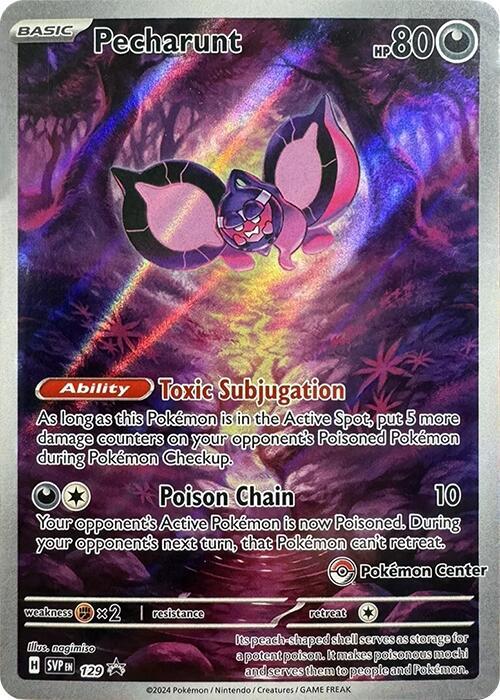 Pecharunt Pokemon Center Exclusive 129 (SV: Scarlet & Violet Promo Cards)  - Holofoil | Good Games Adelaide SA