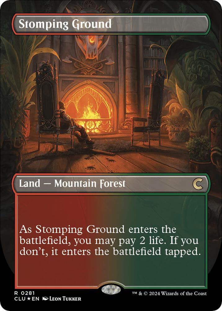 Stomping Ground 281 (Ravnica: Clue Edition)  - Foil | Good Games Adelaide SA