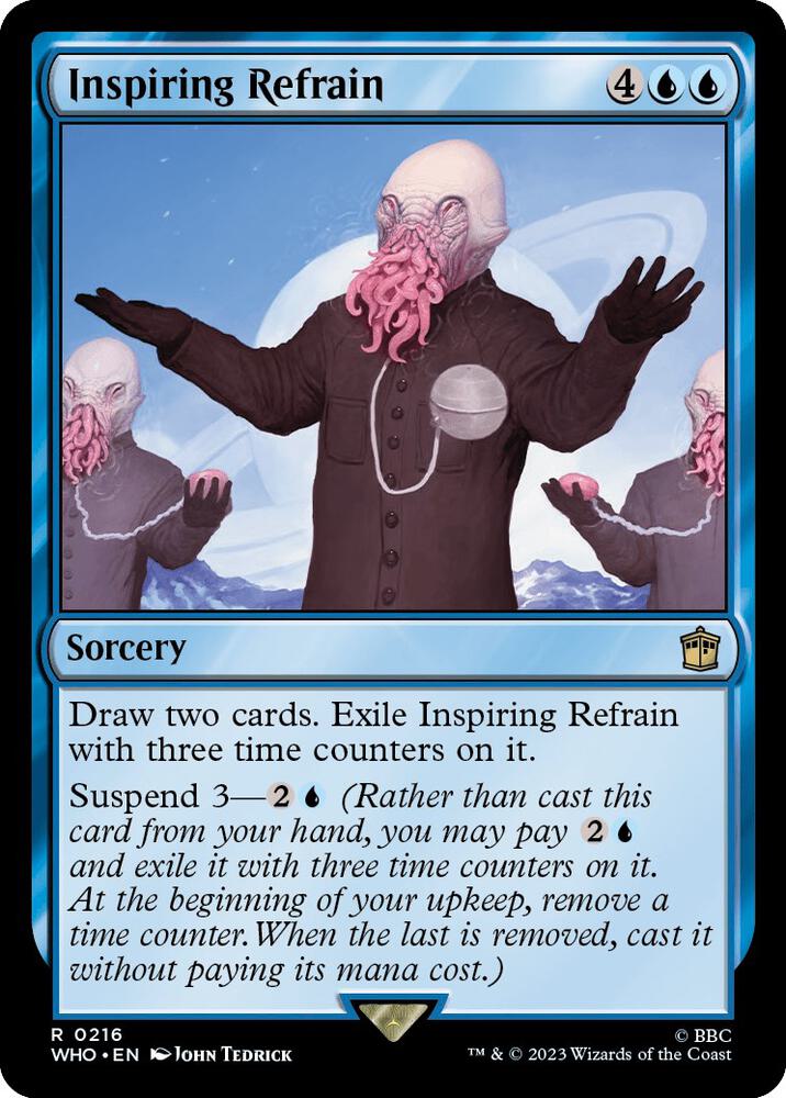 Inspiring Refrain 216 (Universes Beyond: Doctor Who)  - Foil | Good Games Adelaide SA
