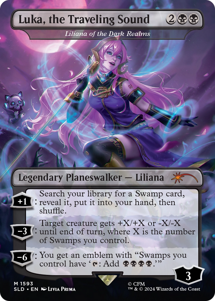 Luka, the Traveling Sound - Liliana of the Dark Realms [Secret Lair Drop Series] | Good Games Adelaide SA