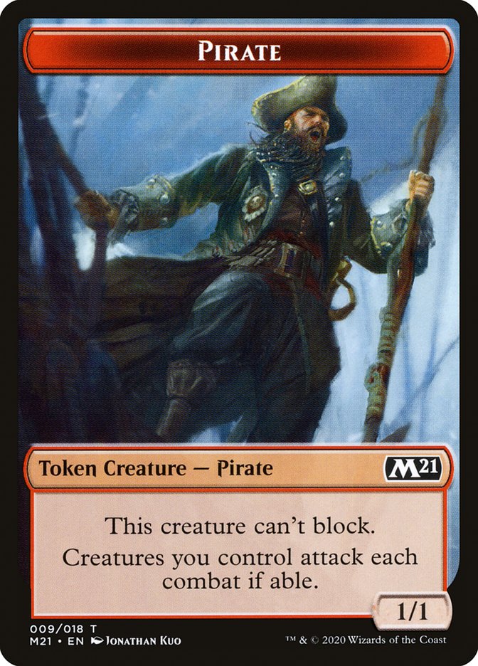 Pirate Token [Core Set 2021] | Good Games Adelaide SA