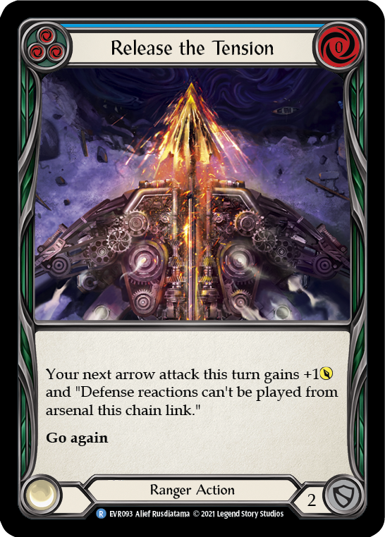 Release the Tension (Blue) [EVR093] (Everfest)  1st Edition Normal | Good Games Adelaide SA