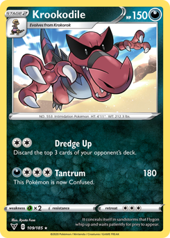 Krookodile (109/185) [Sword & Shield: Vivid Voltage] | Good Games Adelaide SA