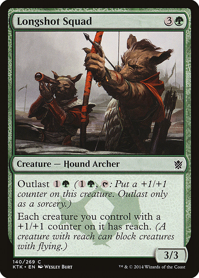 Longshot Squad 140 (Khans of Tarkir)  - Foil | Good Games Adelaide SA