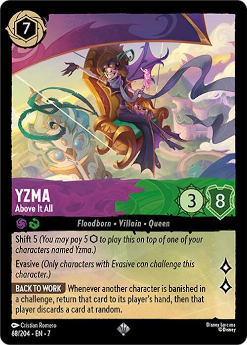 Yzma Above It All 68/204 (Archazia's Island)  - Cold Foil | Good Games Adelaide SA