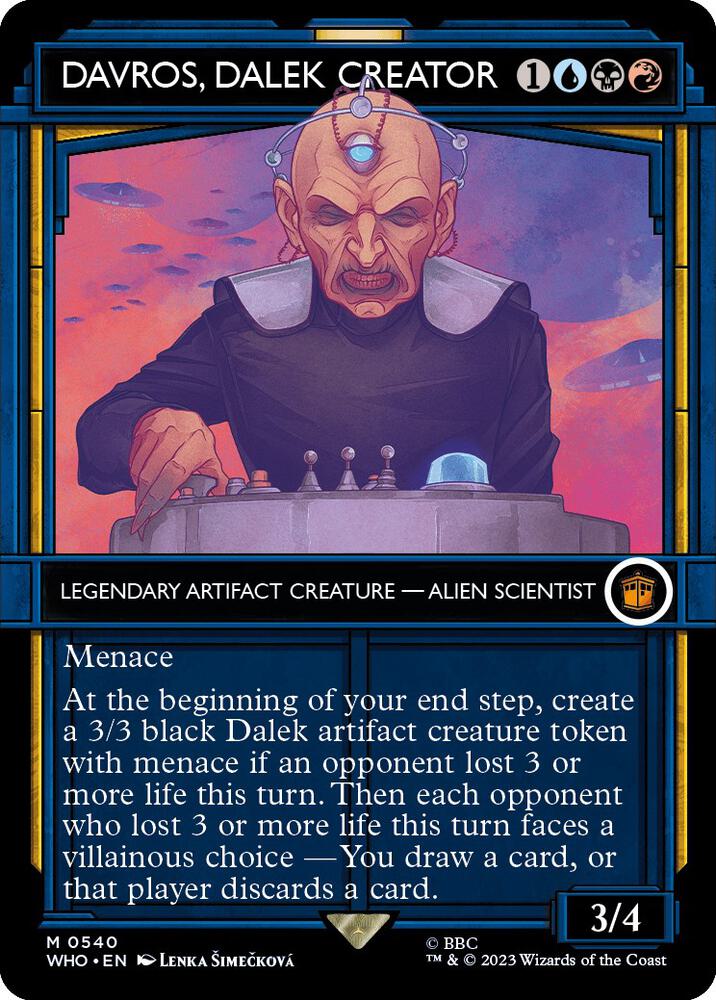 Davros, Dalek Creator 540 (Universes Beyond: Doctor Who)  - Foil | Good Games Adelaide SA