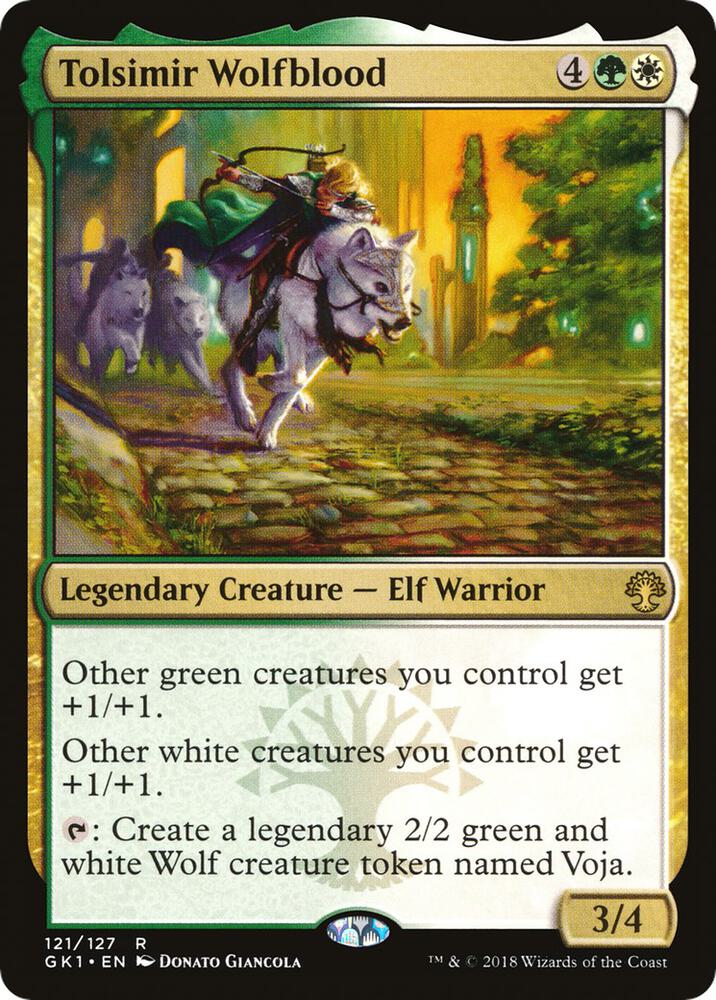 Tolsimir Wolfblood 121 (Guilds of Ravnica: Guild Kits)  | Good Games Adelaide SA
