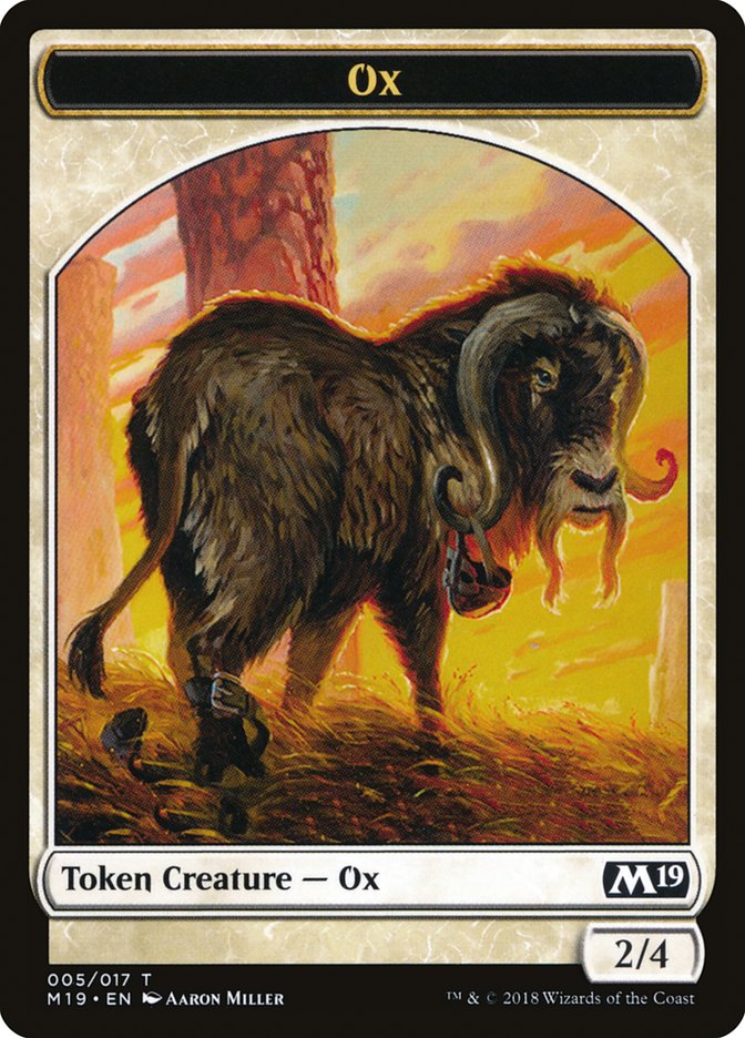Ox Token [Core Set 2019 Tokens] | Good Games Adelaide SA