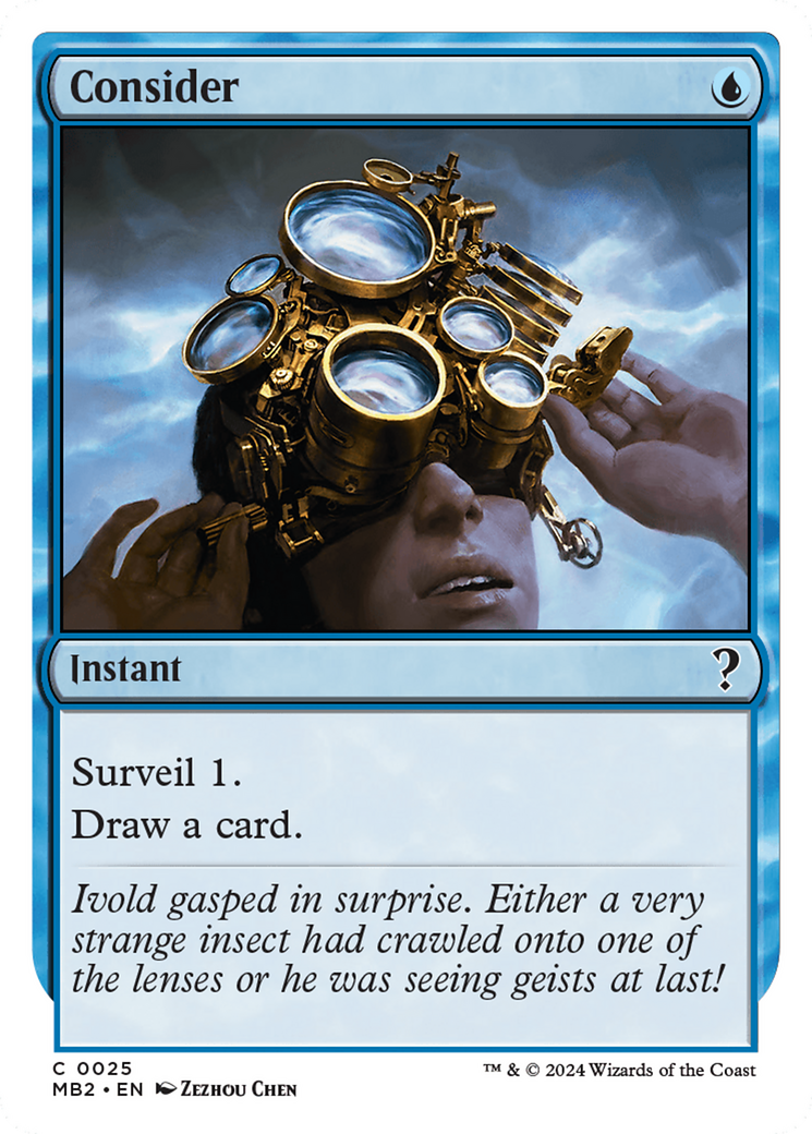 Consider (White Border) [Mystery Booster 2] | Good Games Adelaide SA