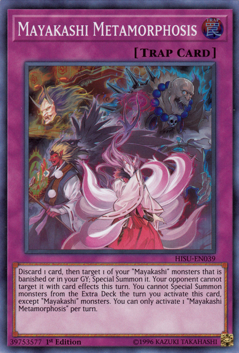 Mayakashi Metamorphosis [HISU-EN039] Super Rare | Good Games Adelaide SA