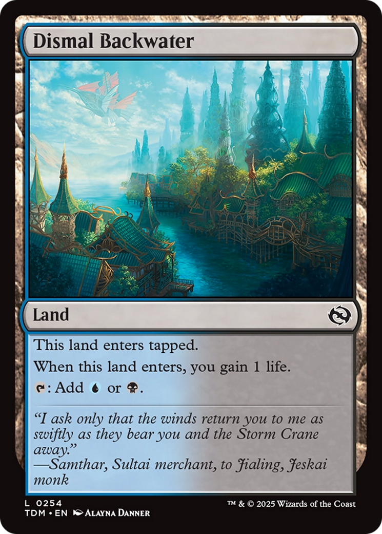 Dismal Backwater [Tarkir: Dragonstorm] | Good Games Adelaide SA