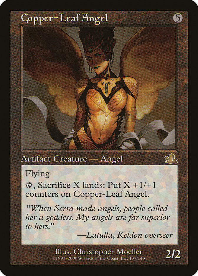Copper-Leaf Angel 137 (Prophecy)  - Foil | Good Games Adelaide SA