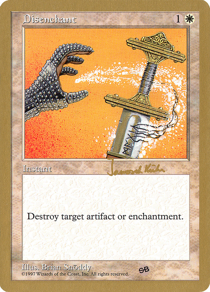 Disenchant (Janosch Kuhn) (SB) [World Championship Decks 1997] | Good Games Adelaide SA