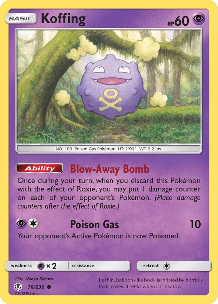 Koffing 76/236 (SM - Cosmic Eclipse)  | Good Games Adelaide SA