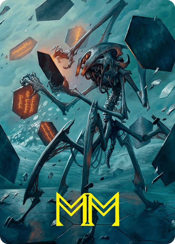 Scrawling Crawler Art Card 50 54 Gold Stamped Signature 50 (Art Series: Foundations)  | Good Games Adelaide SA