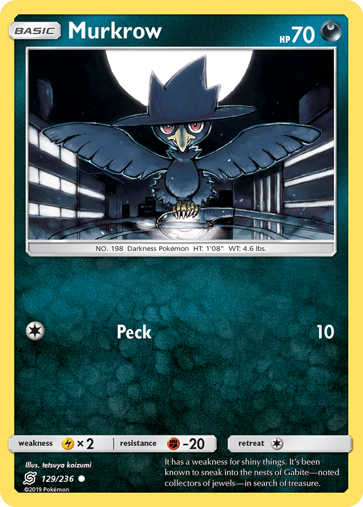 Murkrow (129/236) [Sun & Moon: Unified Minds] | Good Games Adelaide SA