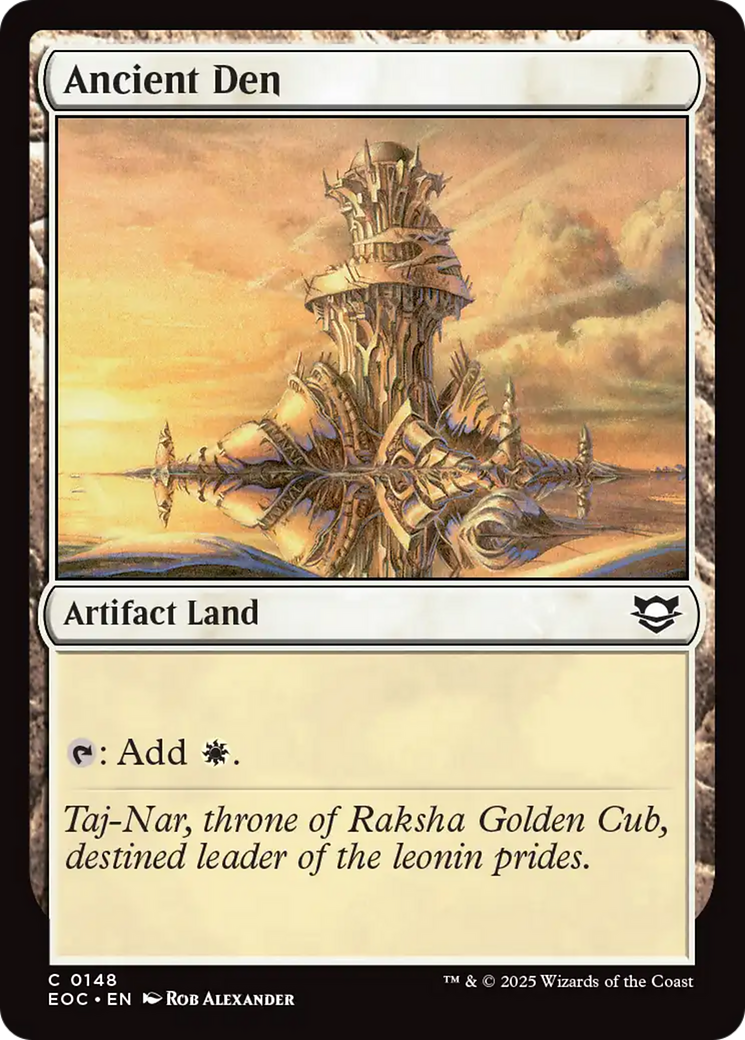 Ancient Den [Edge of Eternities Commander] | Good Games Adelaide SA