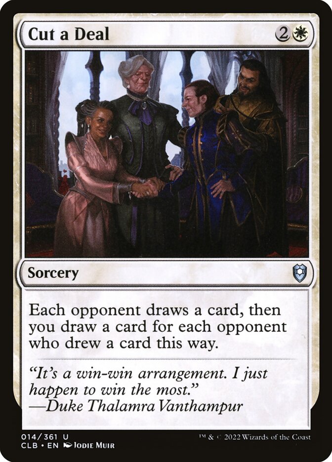 Cut a Deal 14 (Commander Legends: Battle for Baldur's Gate)  - Foil | Good Games Adelaide SA