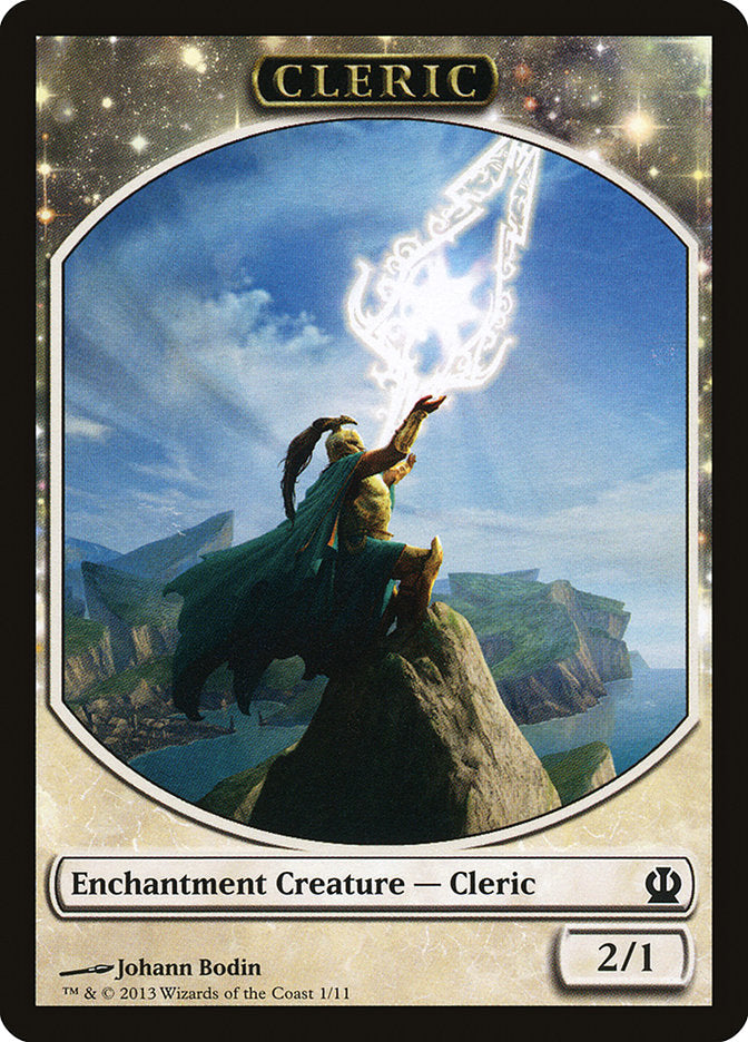 Cleric Token [Theros Tokens] | Good Games Adelaide SA