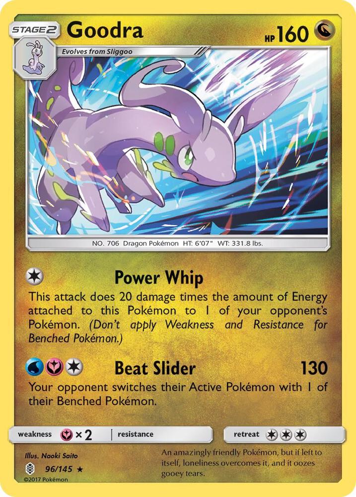 Goodra 96/145 (SM - Guardians Rising)  - Holofoil | Good Games Adelaide SA
