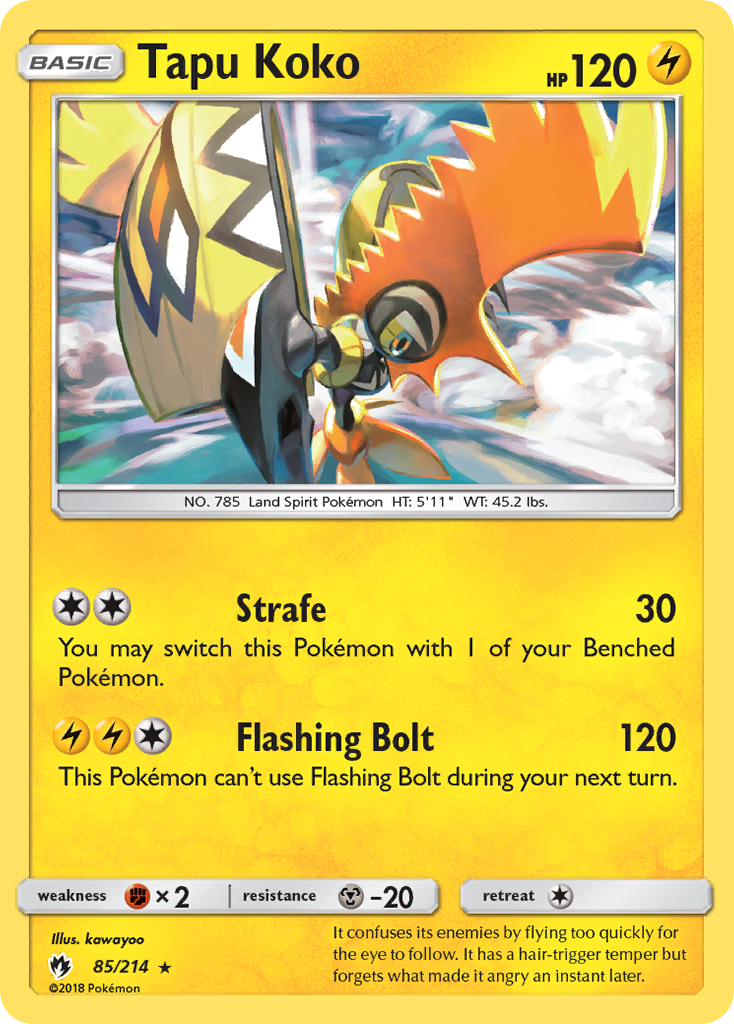 Tapu Koko (85/214) [Sun & Moon: Lost Thunder] | Good Games Adelaide SA