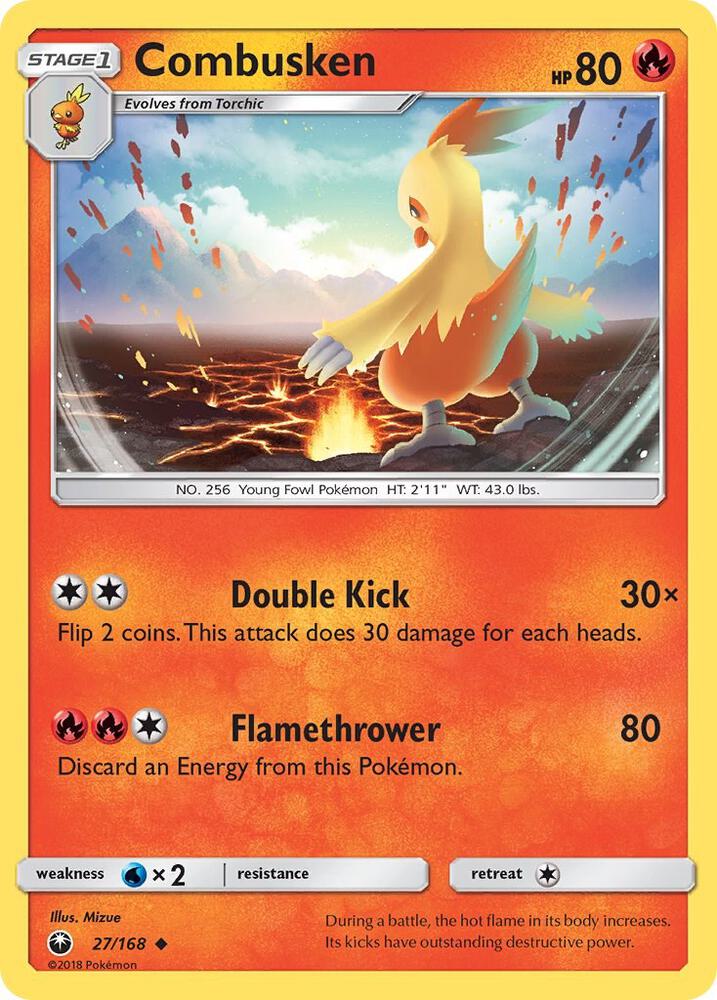 Combusken 27/168 (SM - Celestial Storm)  | Good Games Adelaide SA