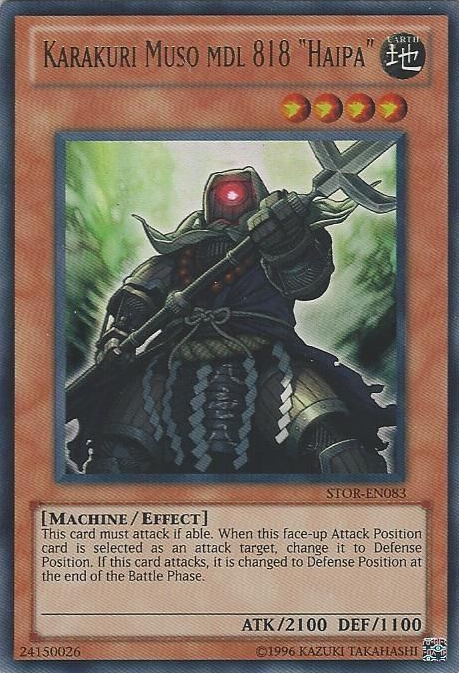 Karakuri Muso mdl 818 "Haipa" [STOR-EN083] Ultra Rare | Good Games Adelaide SA