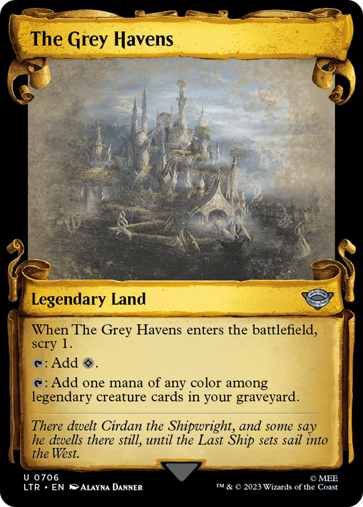 The Grey Havens [The Lord of the Rings: Tales of Middle-Earth Showcase Scrolls] | Good Games Adelaide SA