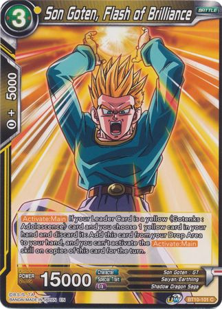 Son Goten, Flash of Brilliance [BT10-101] | Good Games Adelaide SA