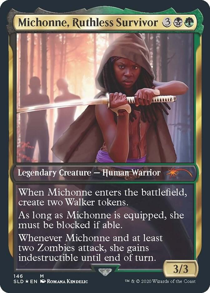 Michonne Ruthless Survivor 146 (Secret Lair Drop Series)  - Foil | Good Games Adelaide SA