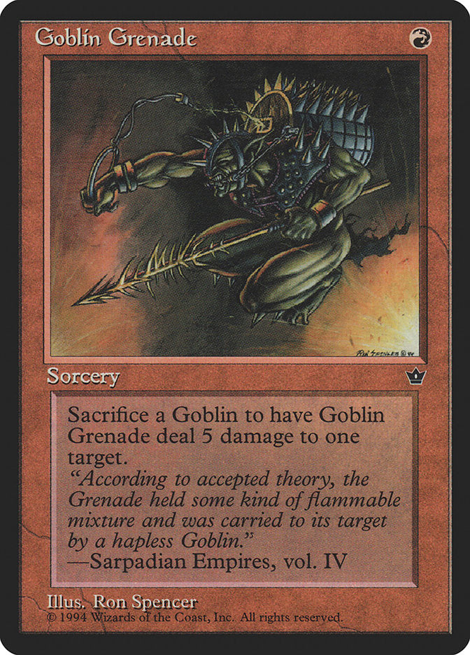 Goblin Grenade (Ron Spencer) [Fallen Empires] | Good Games Adelaide SA