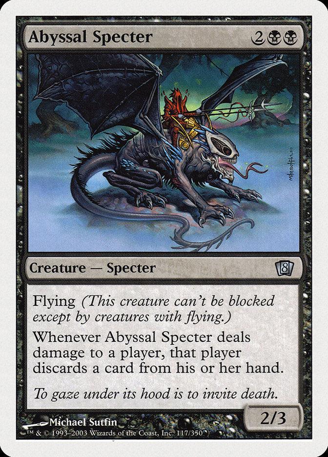 Abyssal Specter [Eighth Edition] | Good Games Adelaide SA