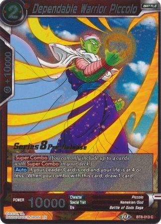 Dependable Warrior Piccolo (Malicious Machinations) [BT8-013_PR] | Good Games Adelaide SA